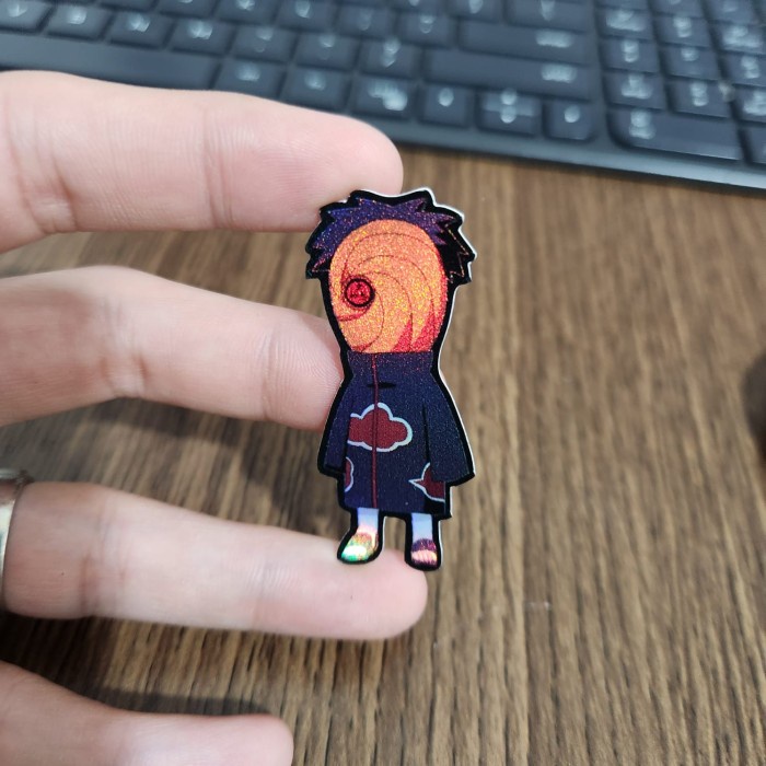 Jual Sticker Hologram Anime - PSH1429 - Naruto - Akatsuki Tobi | Shopee ...