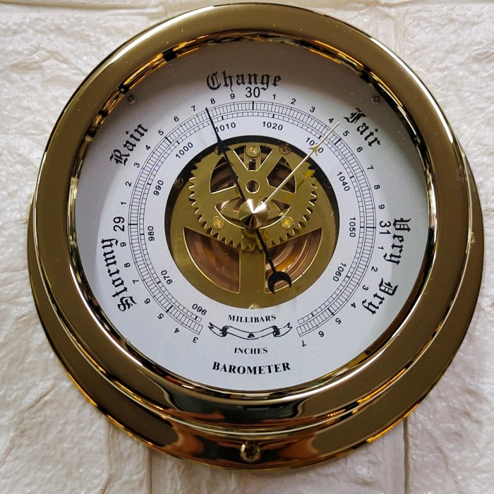 Jual Terlaris Marine Barometer With Open Dial 124Mm / Barometer ...