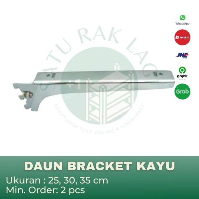 Jual Daun Bracket Breket Rak Toko Display Kayu Dinding Triplek Ultiplek