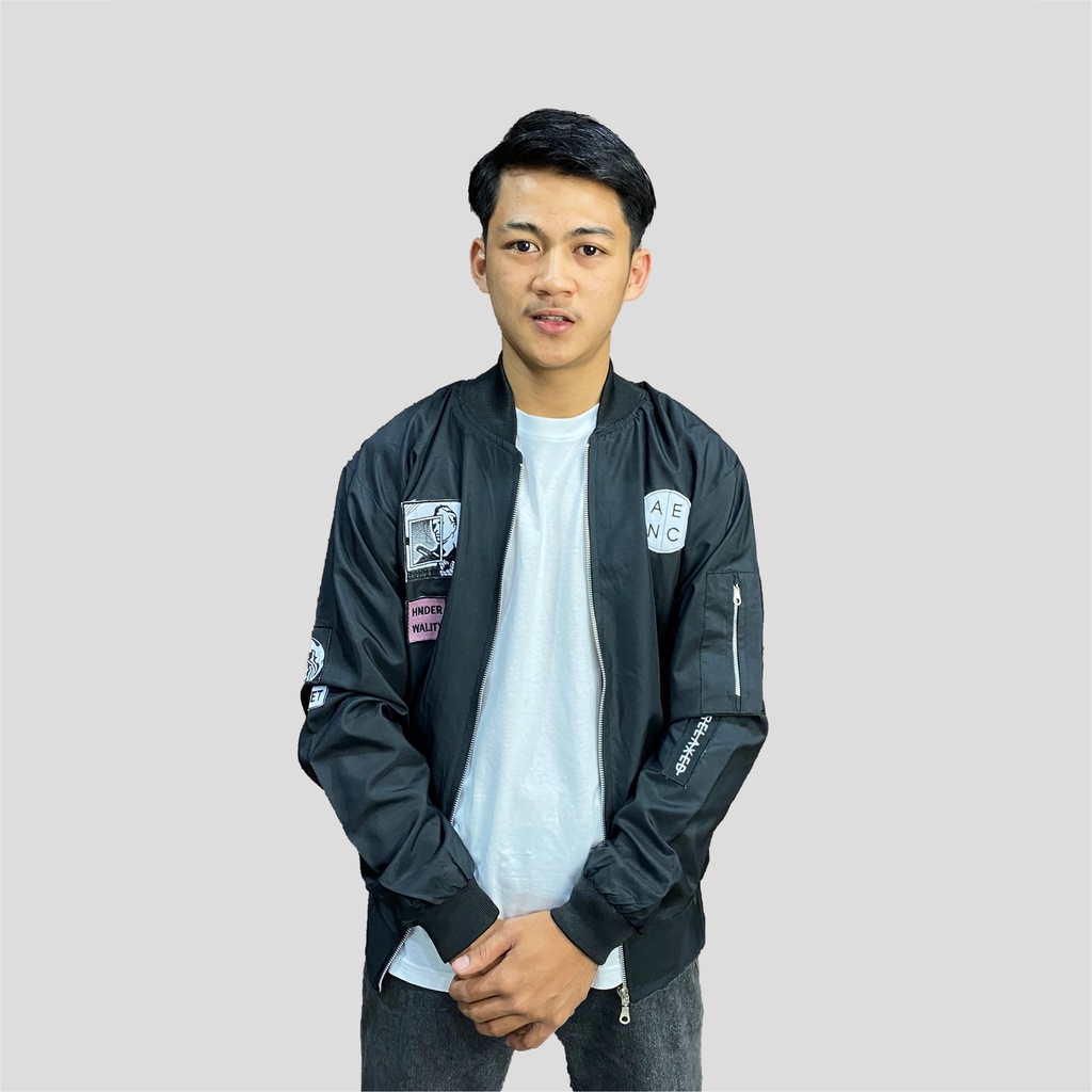 Jual AENC Bomber Jacket AENC Bomber Jacket Pilot Sz M XL Pria dan Wanita Shopee Indonesia