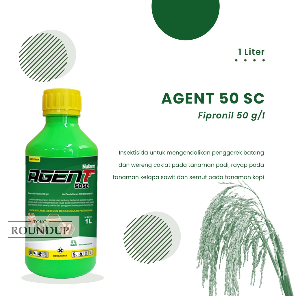 Agent 50 SC 1 Liter | Insektisida Pembasmi Hama Tanaman
