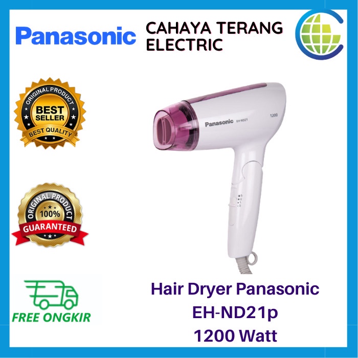 Jual Panasonic Hair Dryer Eh Nd21 P 1200w Shopee Indonesia 6949