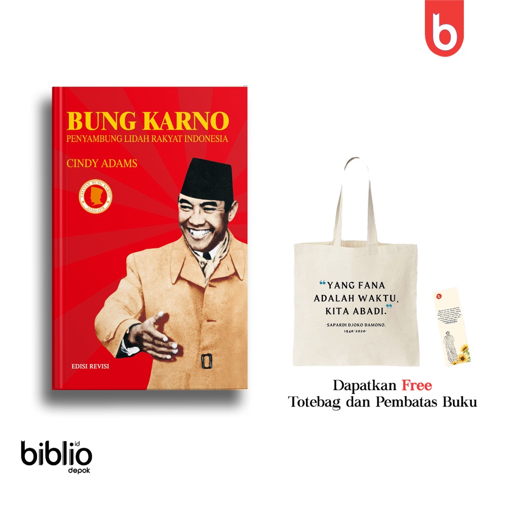 Jual Bung Karno Penyambung Lidah Rakyat (Cindy Adams) | Shopee Indonesia