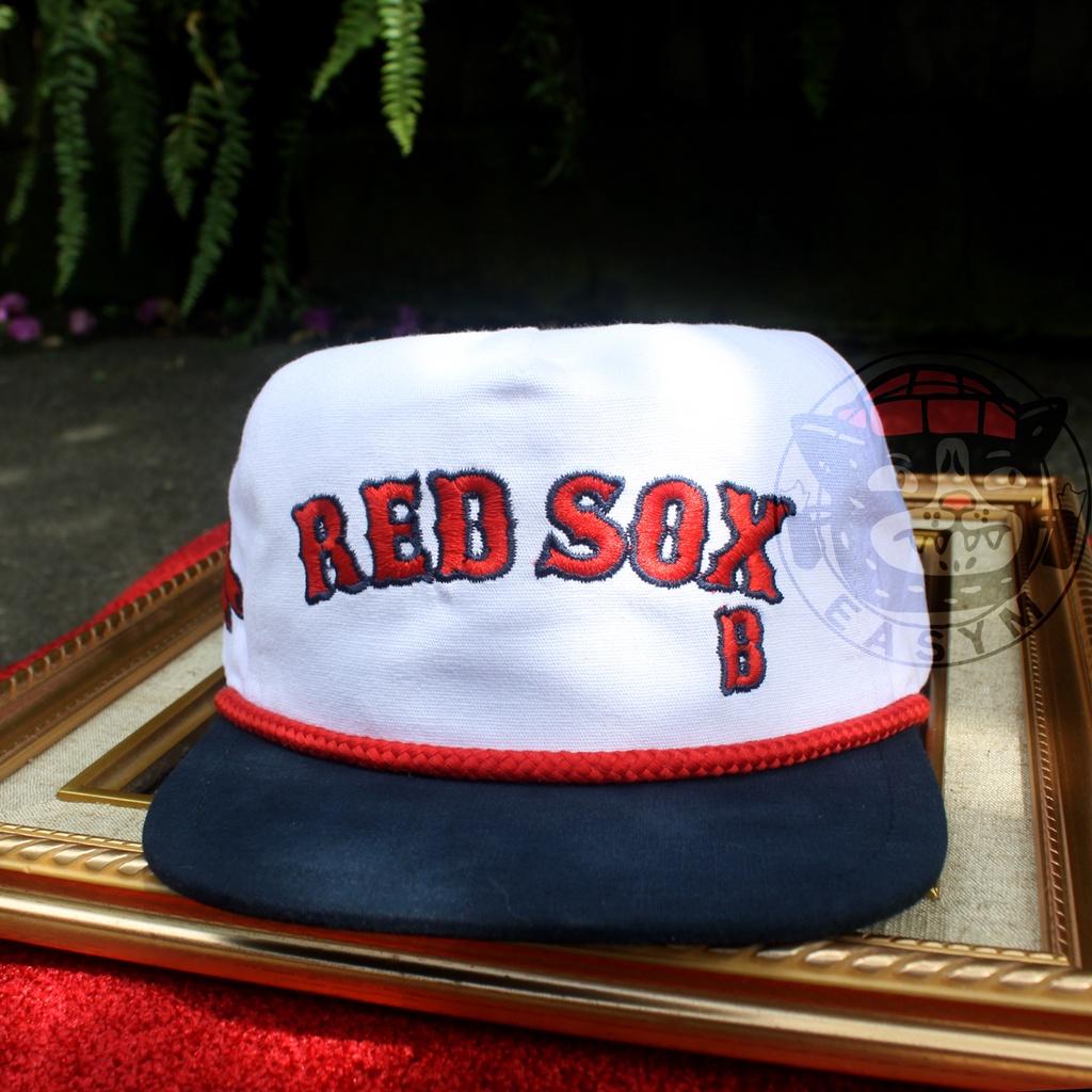 Jual Topi Vintage Rope MLB Boston Red Sox | Shopee Indonesia