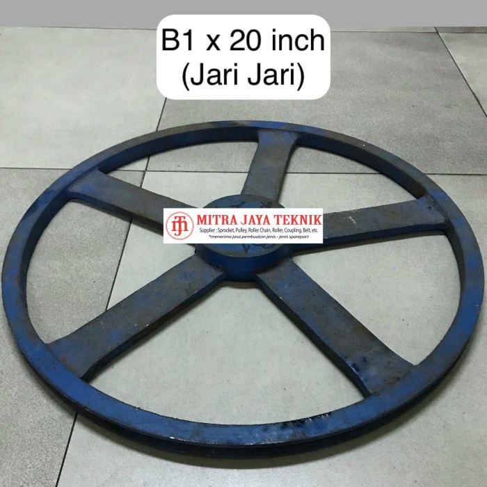 Jual PULI JARI B1 x 20 inch PULLY PULLEY POLLY POLI 1 JALUR BESI ...