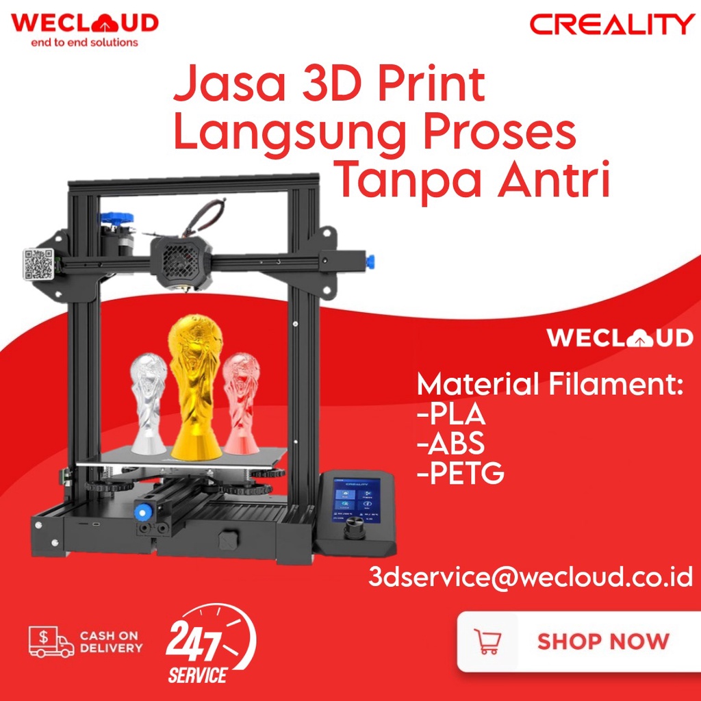 Jual Jasa 3D Print / Cetak 3 Dimensi / PLA+ PETG ABS Berkualitas Tinggi ...