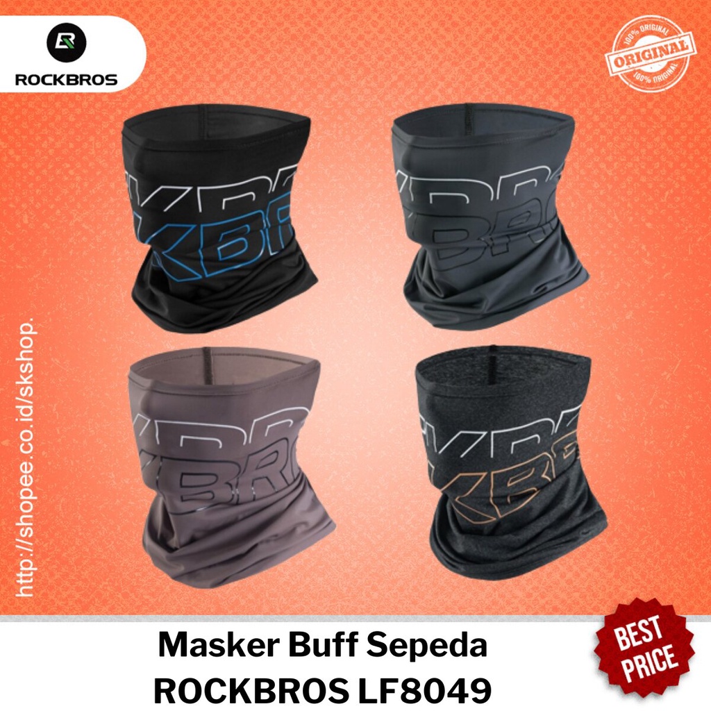 Jual Masker Sepeda Rockbros LF8049 Buff Sport Balaclava Slayer Silk ...