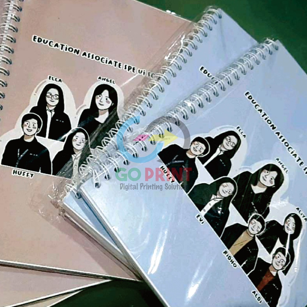 Jual Notebook Custom A6 Spiral / Block Note Custom / Catatan / Souvenir ...
