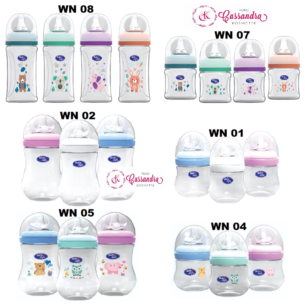 Jual Baby Safe Wide Neck Bottle Botol Susu Ml Ml Shopee Indonesia