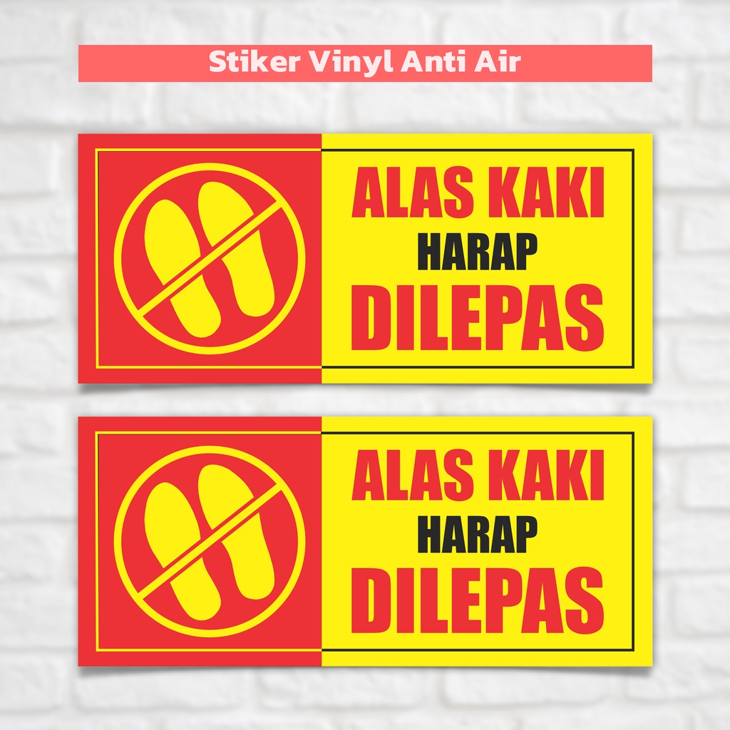 Jual Sticker Stiker Alas Kaki Harap Dilepas Shopee Indonesia