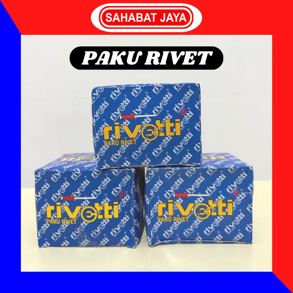 Jual Paku Rivet RIVETTI 423 429 435 440 450 540 550 (Paku Keling) isi ...