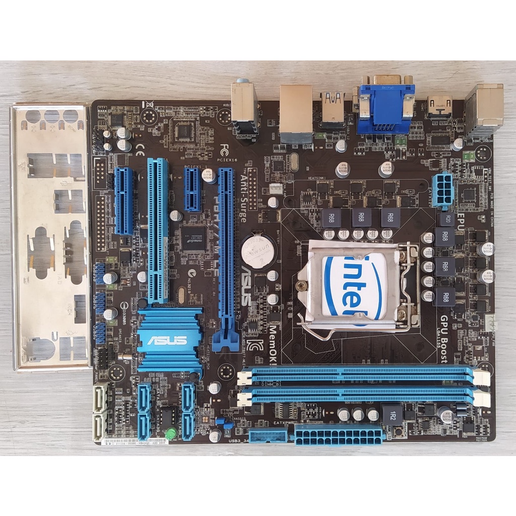 Jual Motherboard H77 Asus (P8H77-M LE) LGA 1155 Mainboard Mobo | Shopee ...