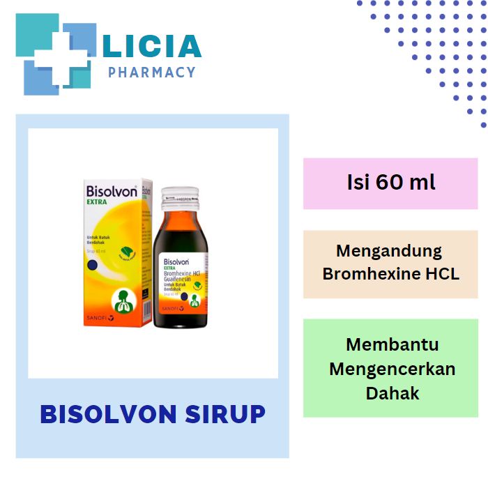 Jual Bisolvon Extra Sirup 60 ML | Shopee Indonesia