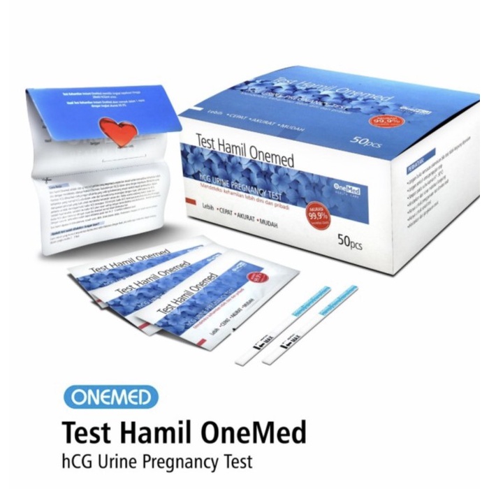 Jual Tes Hamil Onemed Test Pack Tes Kehamilan Strip Onemed 50 Pcs