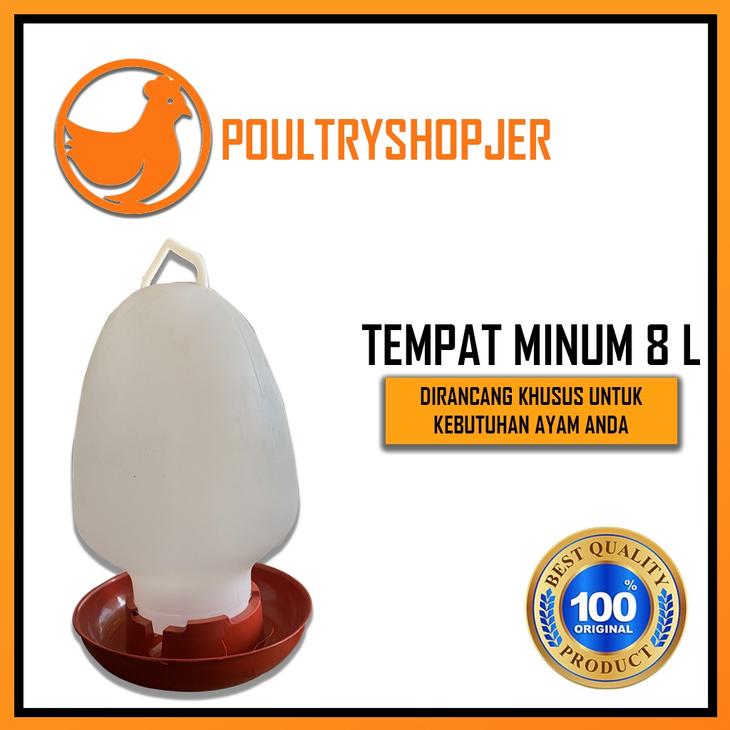 Jual Tempat Minum Ayam 8 Liter TMA - Dirancang Khusus untuk Kebutuhan