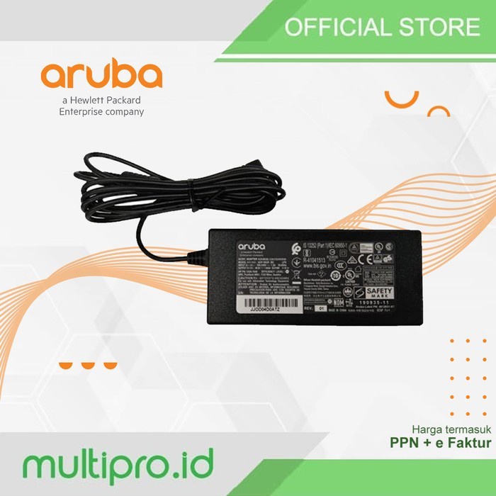 Jual R3K01A HPE Aruba 48V/50W AC/DC Power Adapter 1.35/3.5mm | Shopee ...