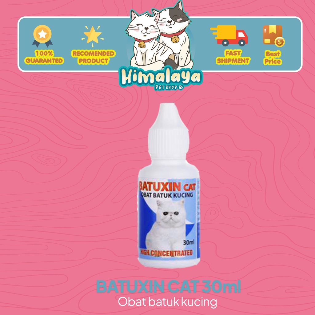 Jual Obat Alergi Pilek Sesak nafas Batuk pada Kucing dan Anjing BATUXIN