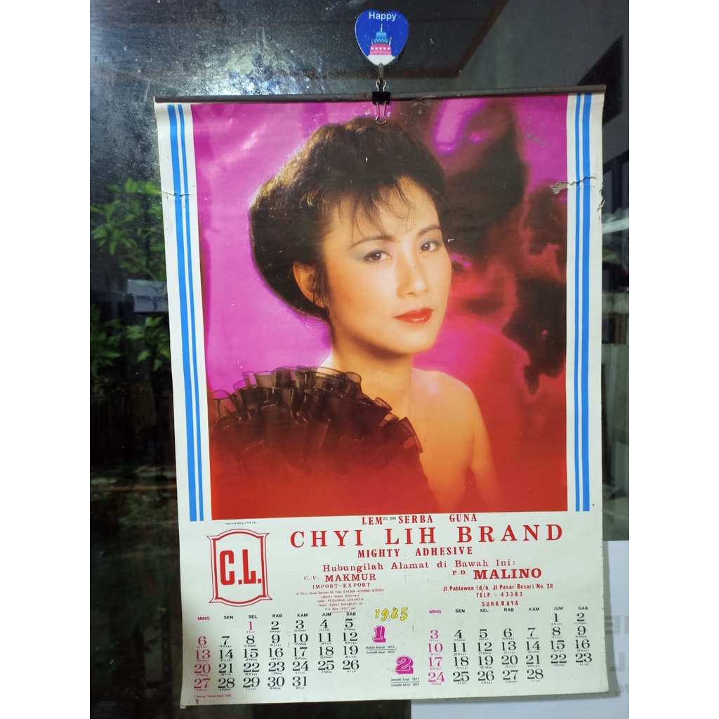 Jual Kalender Lawas Tahun 1985 Chyi Lih Brand | Shopee Indonesia