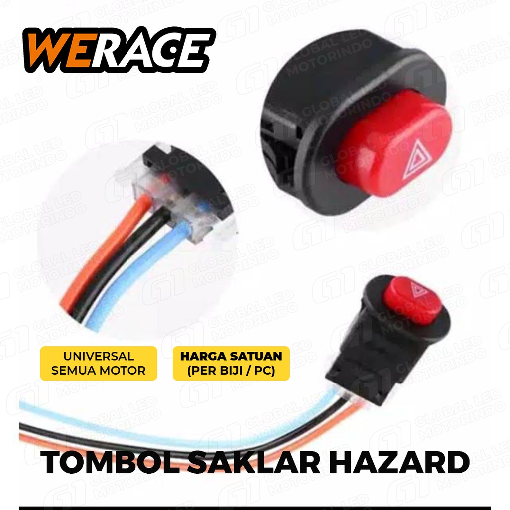 Jual Saklar Tombol Switch Lampu Hazard On Off Lampu Sein Sepeda Motor Mobil Convoi Shopee