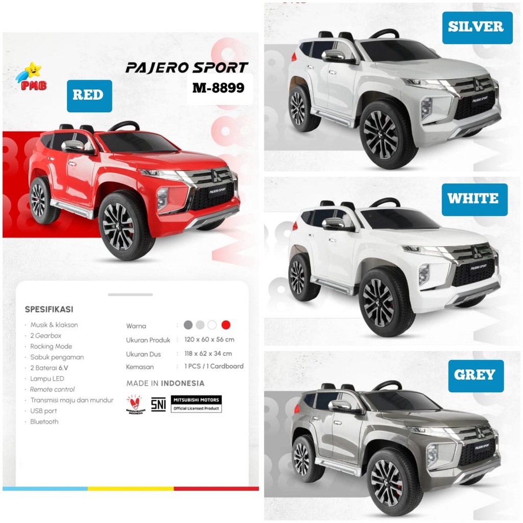 Jual MOBIL ACCU PMB MITSUBISHI PAJERO SPORT M-8899 | Shopee Indonesia