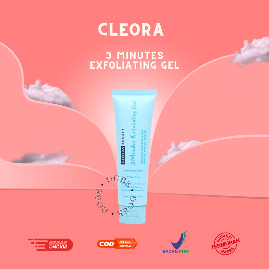 Jual Cleora Beauty 3 Minutes Exfoliating Gel Cleora Beuty Eksfoliasi