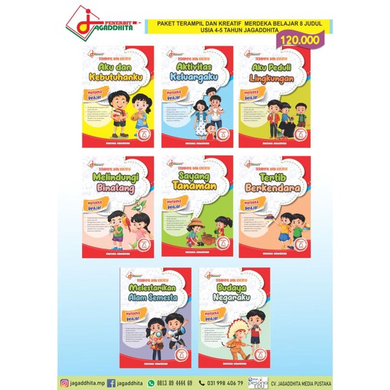 Jual BUKU PAKET TK A DAN TK B KURIKULUM MERDEKA | Shopee Indonesia