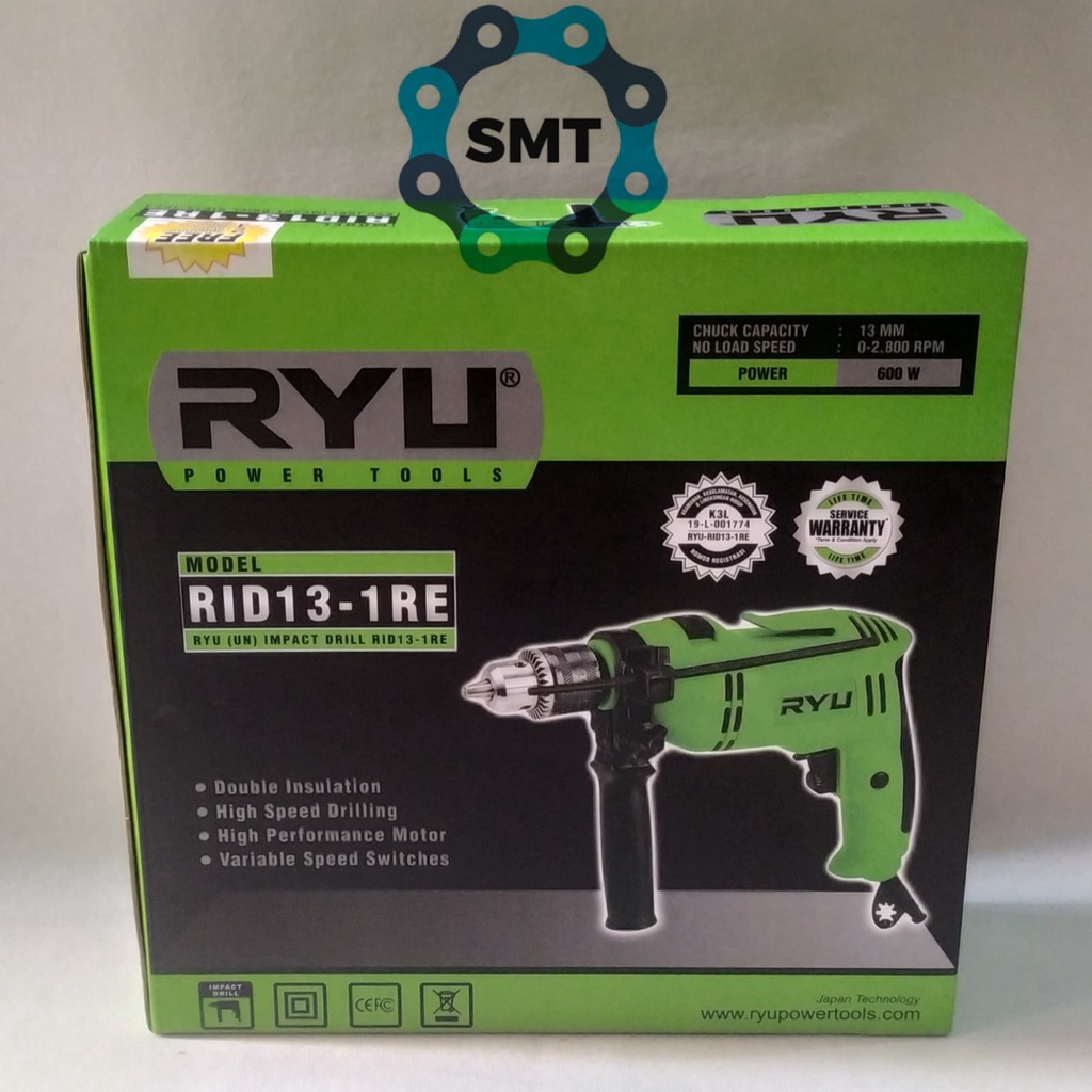 Jual Mesin Bor Listrik 13mili Ryu RID13-1RE RID 13 - 1 RE Variable ...