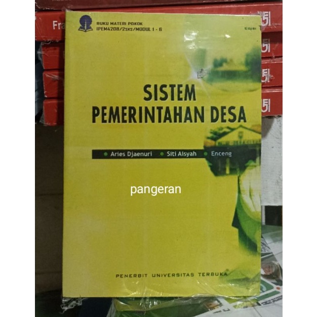 Jual Buku Sistem Pemerintahan Desa By Aries Djaenuri Shopee Indonesia