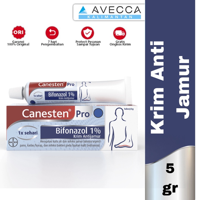 Jual Canesten Pro Cream Isi 5 gr / Bifonazol 1 / Obat Gatal / Jamur