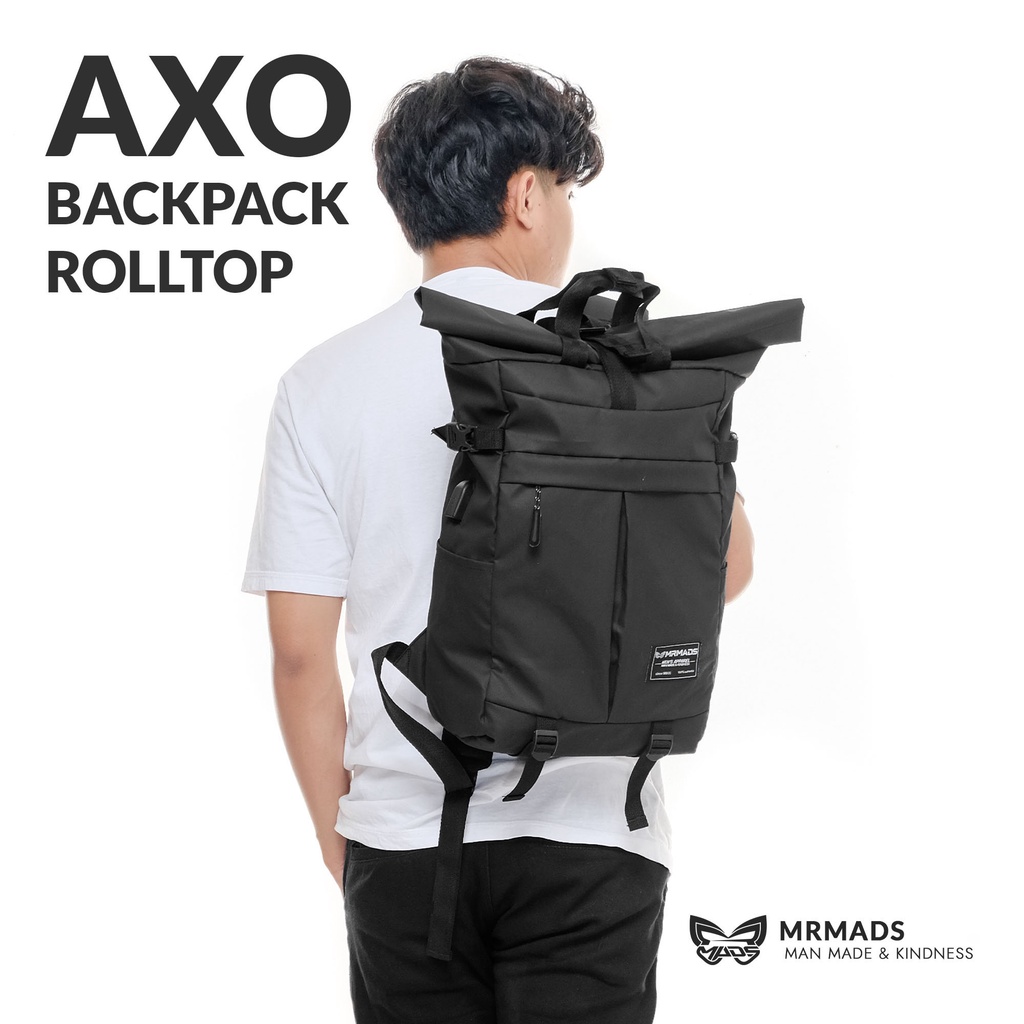 Jual Axo Backpack Tas Ransel Unisex Outdoor Kapasitas 26L 2L Tas Laptop 15 inc Waterproof Mr Mads Shopee Indonesia