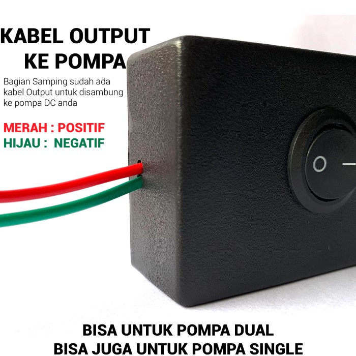 Jual Box Saklar On Off Kotak Dilengkapi dengan 1 Saklar dan Jac DC ...