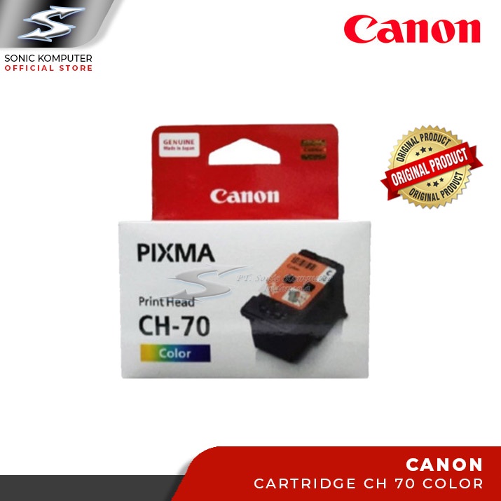 Jual Canon Printhead / Print Head BH-70 Black CH-70 Color Canon G2020 ...