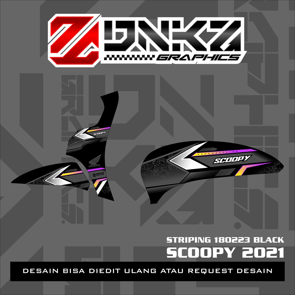 Jual Stiker Scoopy New 2021 Decal Striping Scoopy 2021 Premium Racing ...