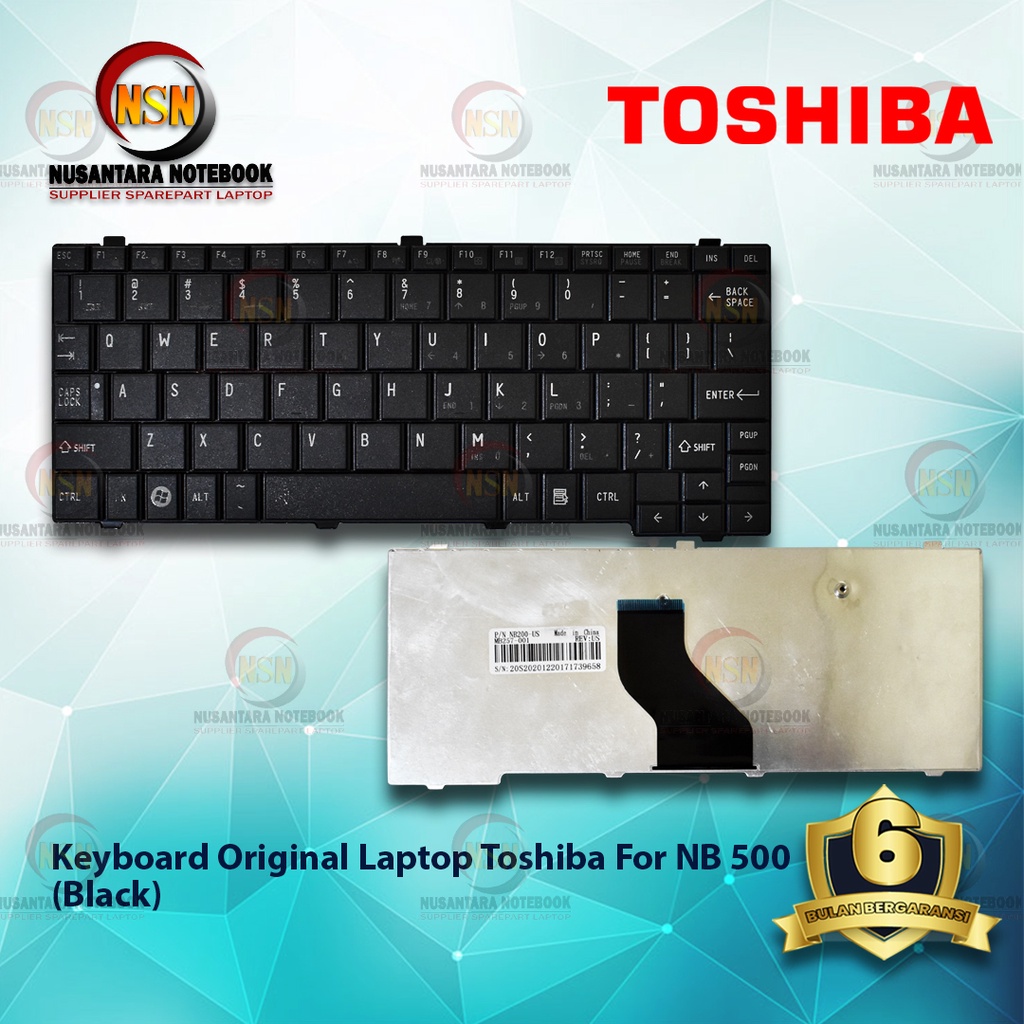 Jual Keyboard Laptop Toshiba NB500 NB520 Series (Black) | Shopee Indonesia