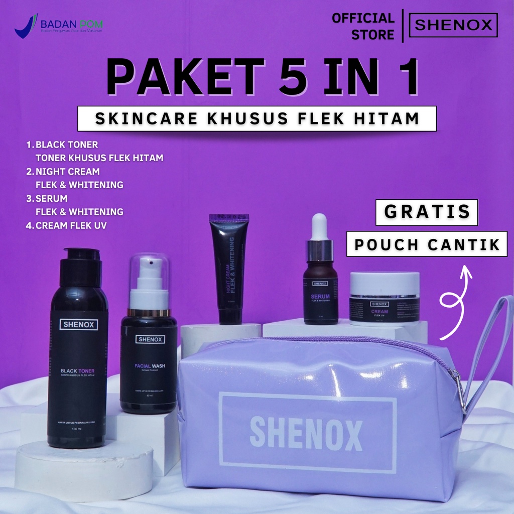 Jual Shenox Paket Flek Hitam In Dark Spot Treatment Bekas Jerawat