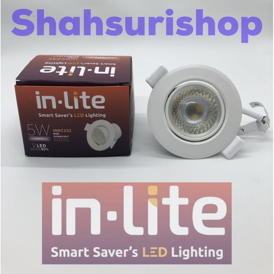 Jual Lampu Sorot Inlite In Lite 5w 5 W 5watt 5 Watt Indc232 Shopee