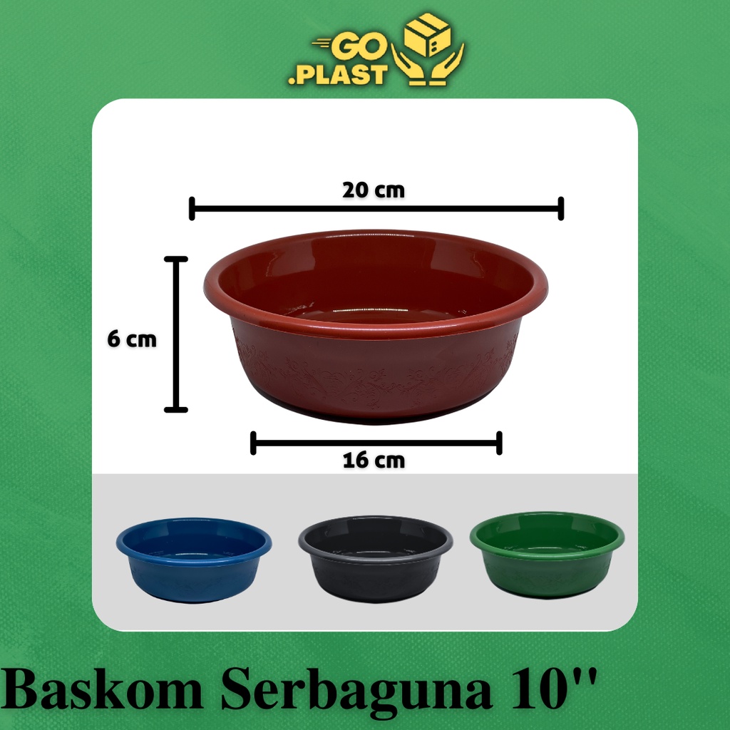 Jual BASKOM PLASTIK / BASKOM SEBAGUNA 10" | Shopee Indonesia