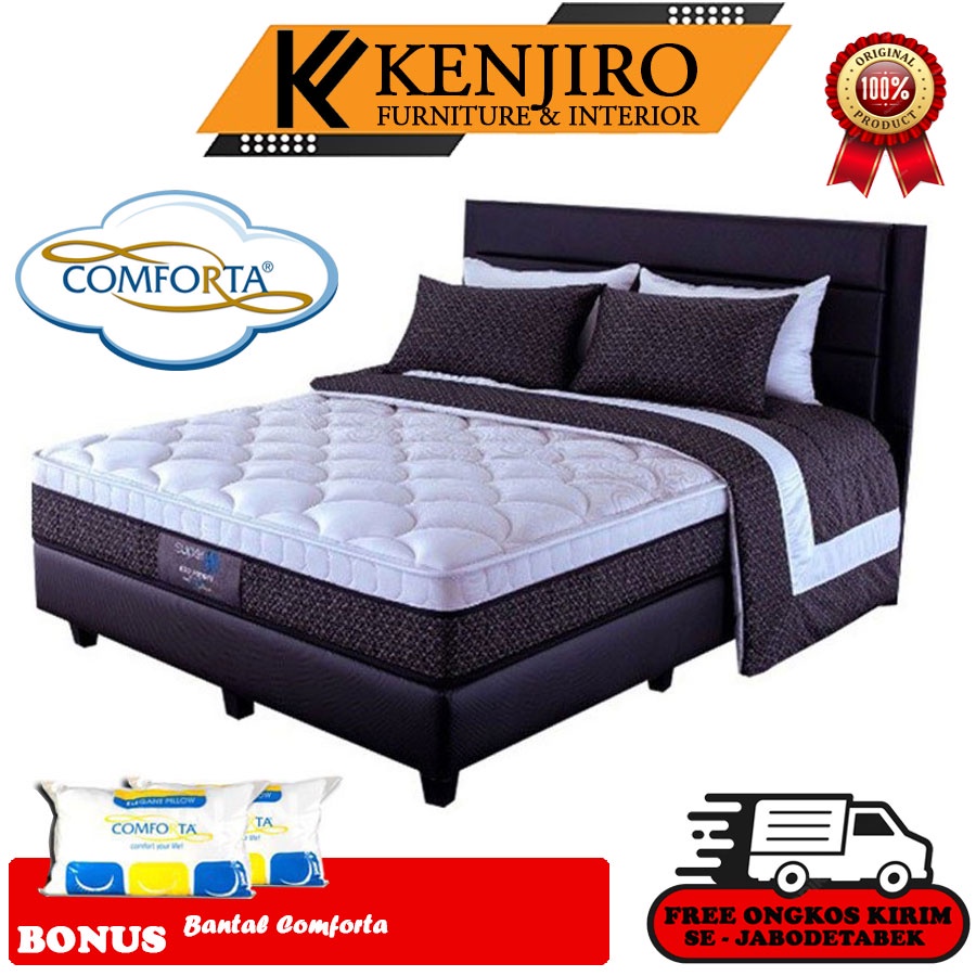 Jual Full Set Kasur Springbed COMFORTA SuperFit ( Neo Pocket ) | Shopee ...