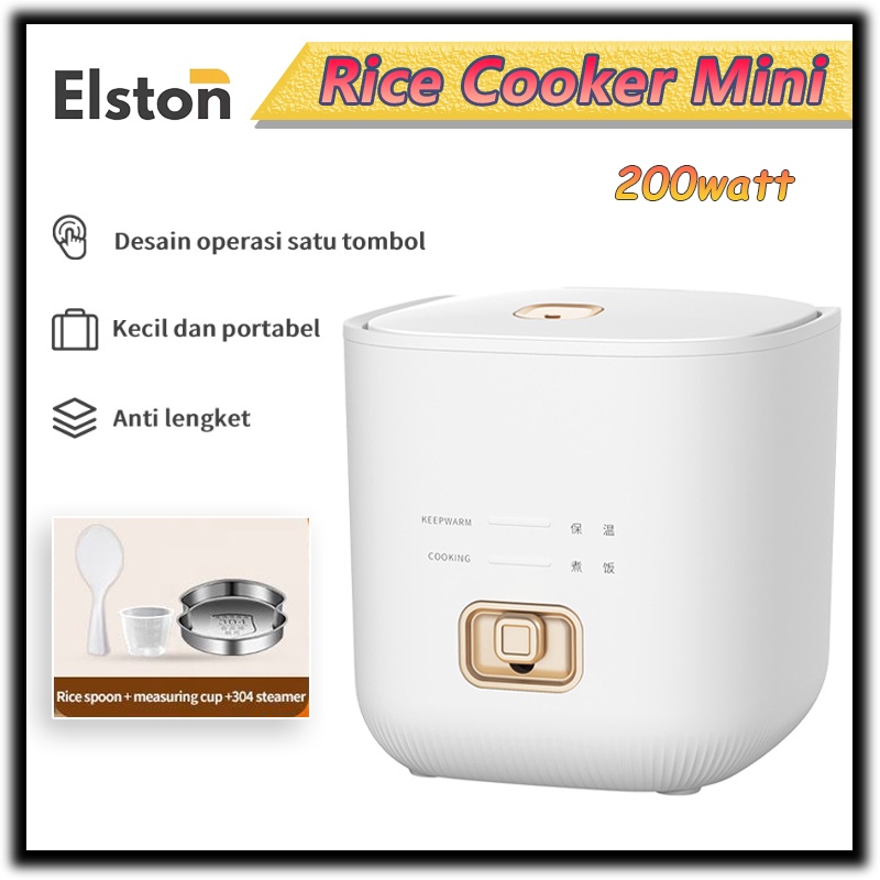 Jual Elston Rice Cooker Mini 1.2L Penanak Nasi Sehat Mewah Pressure Multi Cooker Magic Com 200