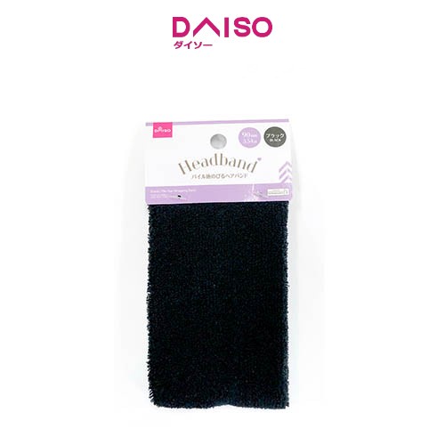 Jual Daiso Elastic Pile Hair Wrapping Band Mm In Black