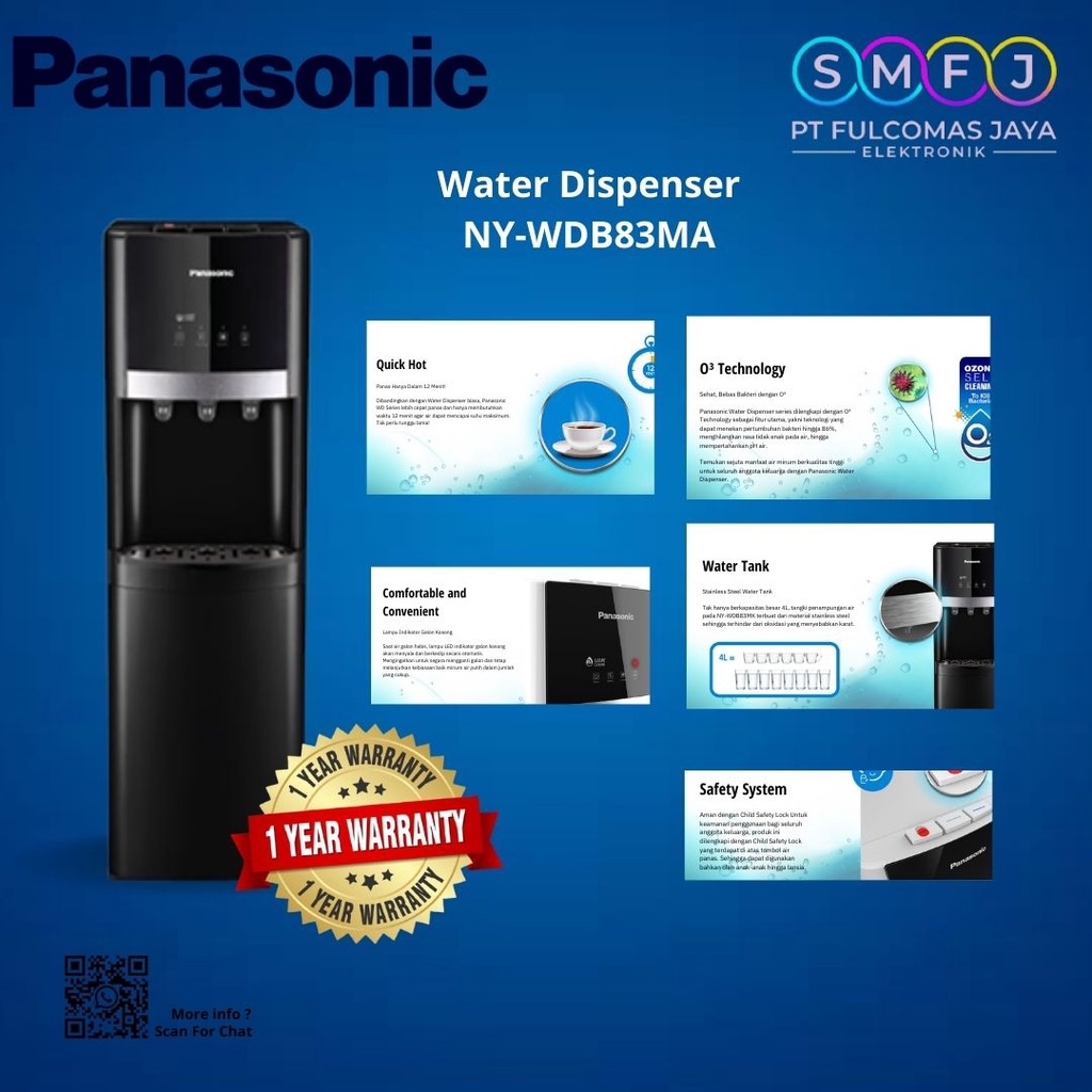 Jual PANASONIC NYWDB83MA Water Dispenser Shopee Indonesia