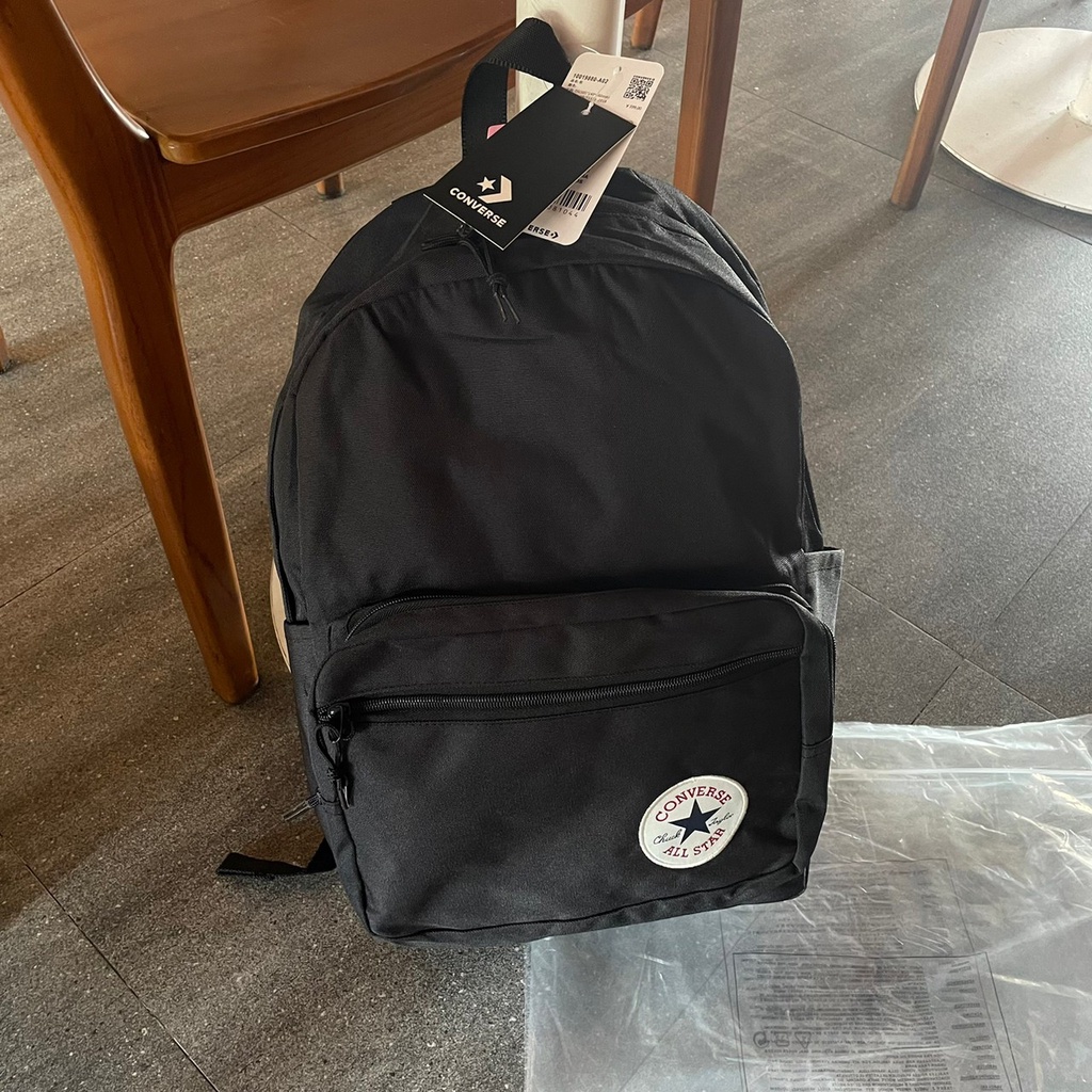 Jual TAS RANSEL CONVERSE ALL STAR ORIGINAL BLACK BACKPACK Shopee