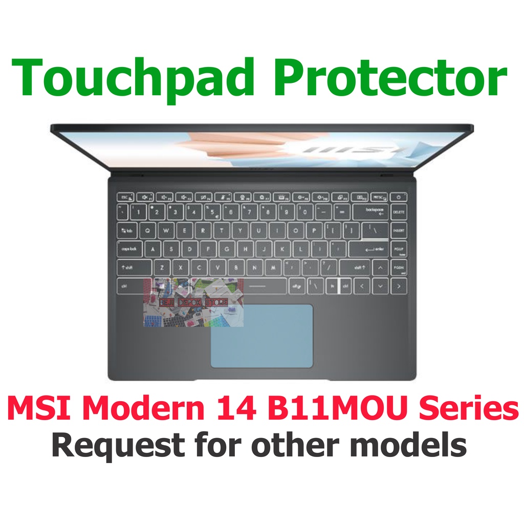 Jual Touchpad Trackpad Protector msi modern 14 B11MOU Series Shopee