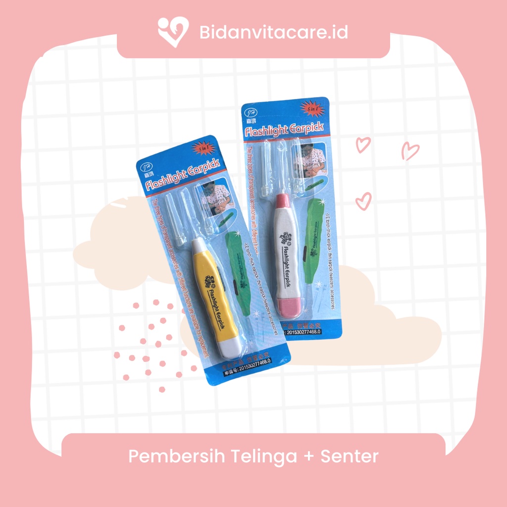 Jual Pembersih Telinga LED Flash (Flashlight Earpick) Shopee Indonesia
