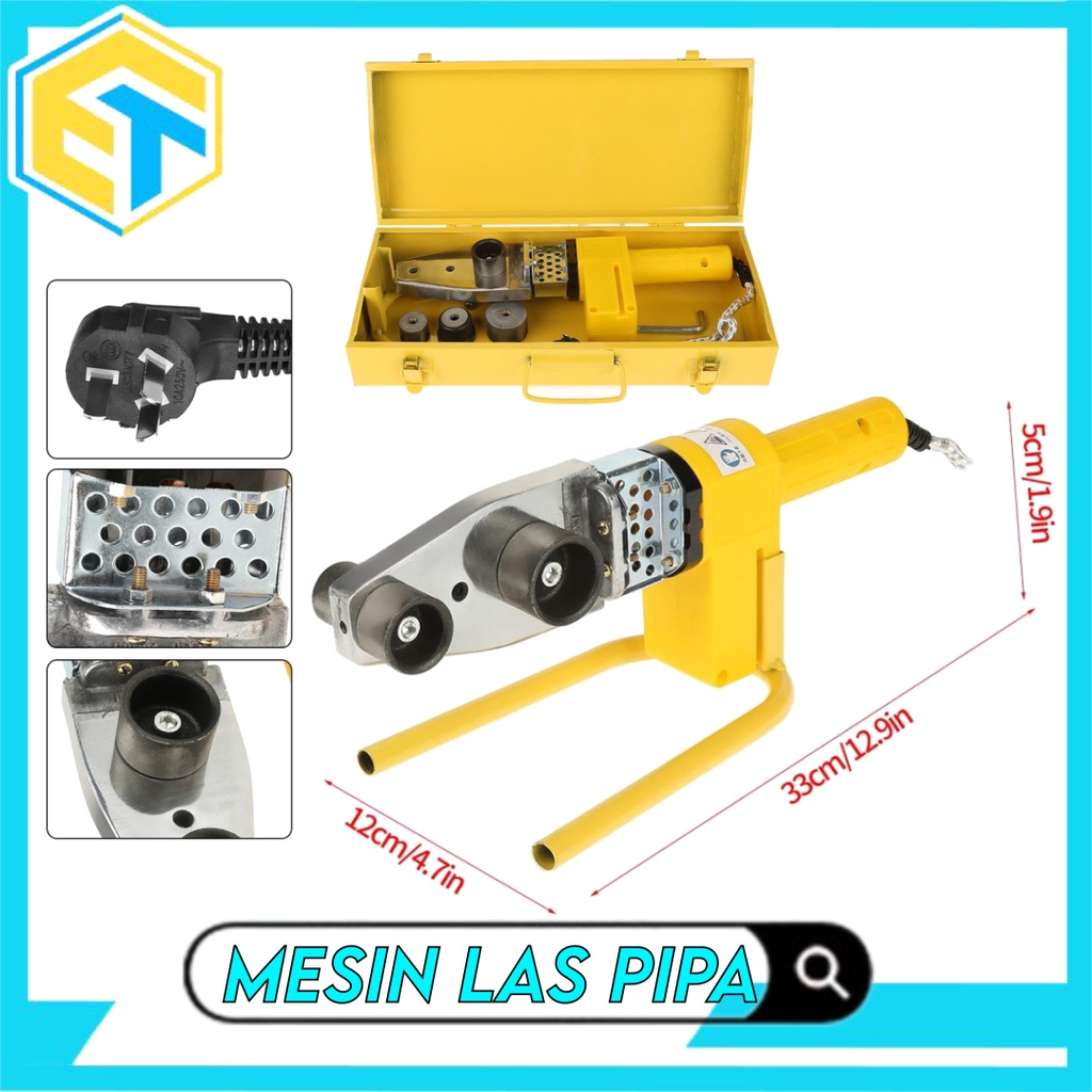Jual Mesin Las Penyambung Pemanas Pipa Las Listrik PVC Pipe Heater ...