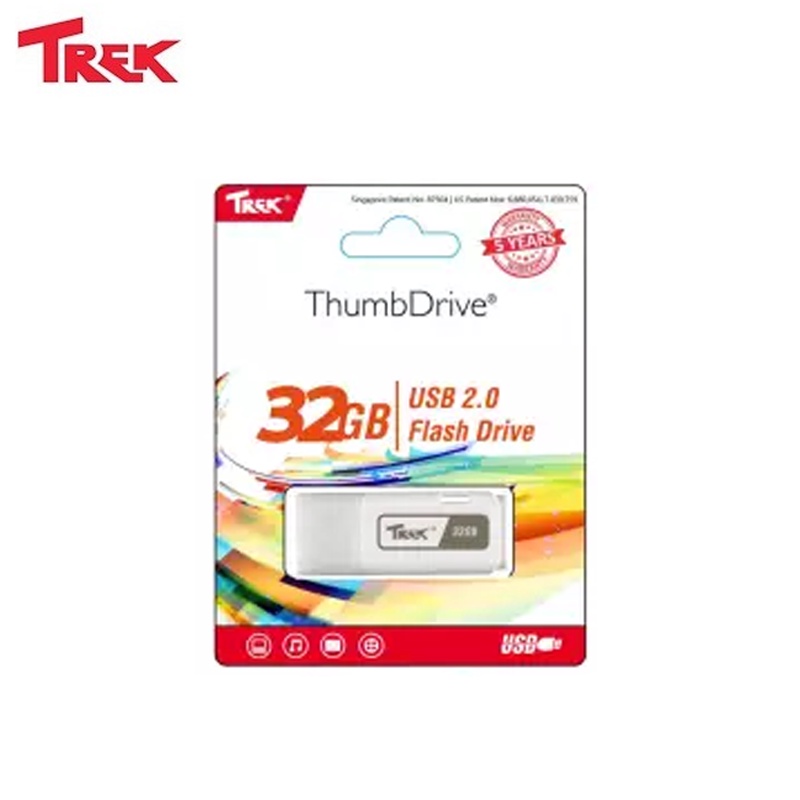 Jual Trek Flash Disk USB 2.0 32GB Putih Thumb Drive | Shopee Indonesia