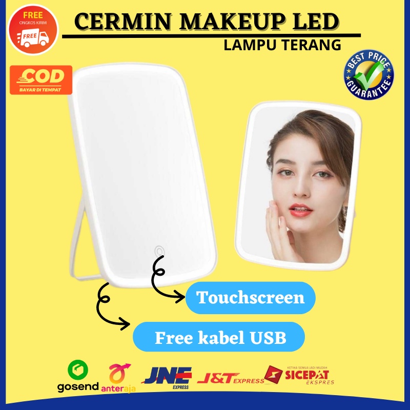 Jual Xiaomi Mijia Cermin Mirror Makeup Rias Lipat Lampu Led Light Usb