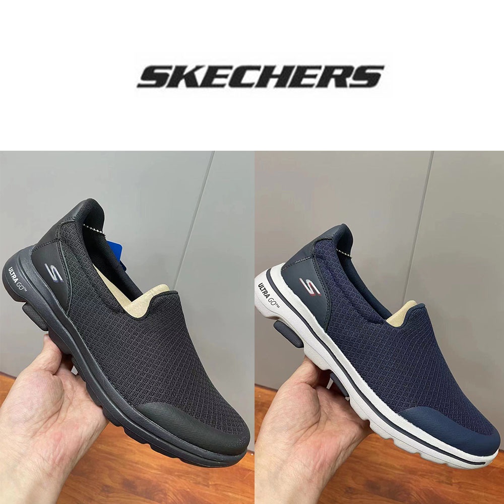 Jual Sepatu SKECHERS kasual casual sepatu pria hitam slip on cowok ...