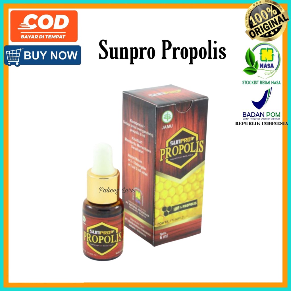 Jual ANTIBIOTIK SIRUP/Sunpro Propolis 6ML/ Meningkatkan Daya Tahan