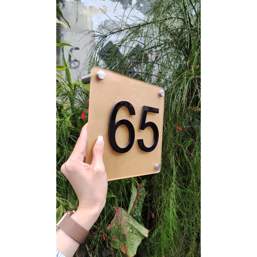 Jual PAPAN AKRILIK PLAT NOMOR RUMAH CUSTOME REQUEST SIGN BOARD AKRILIK ...